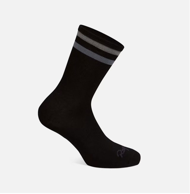 RAPHA   REFLECTIVE BREVET SOCKS - REGULAR BLACK