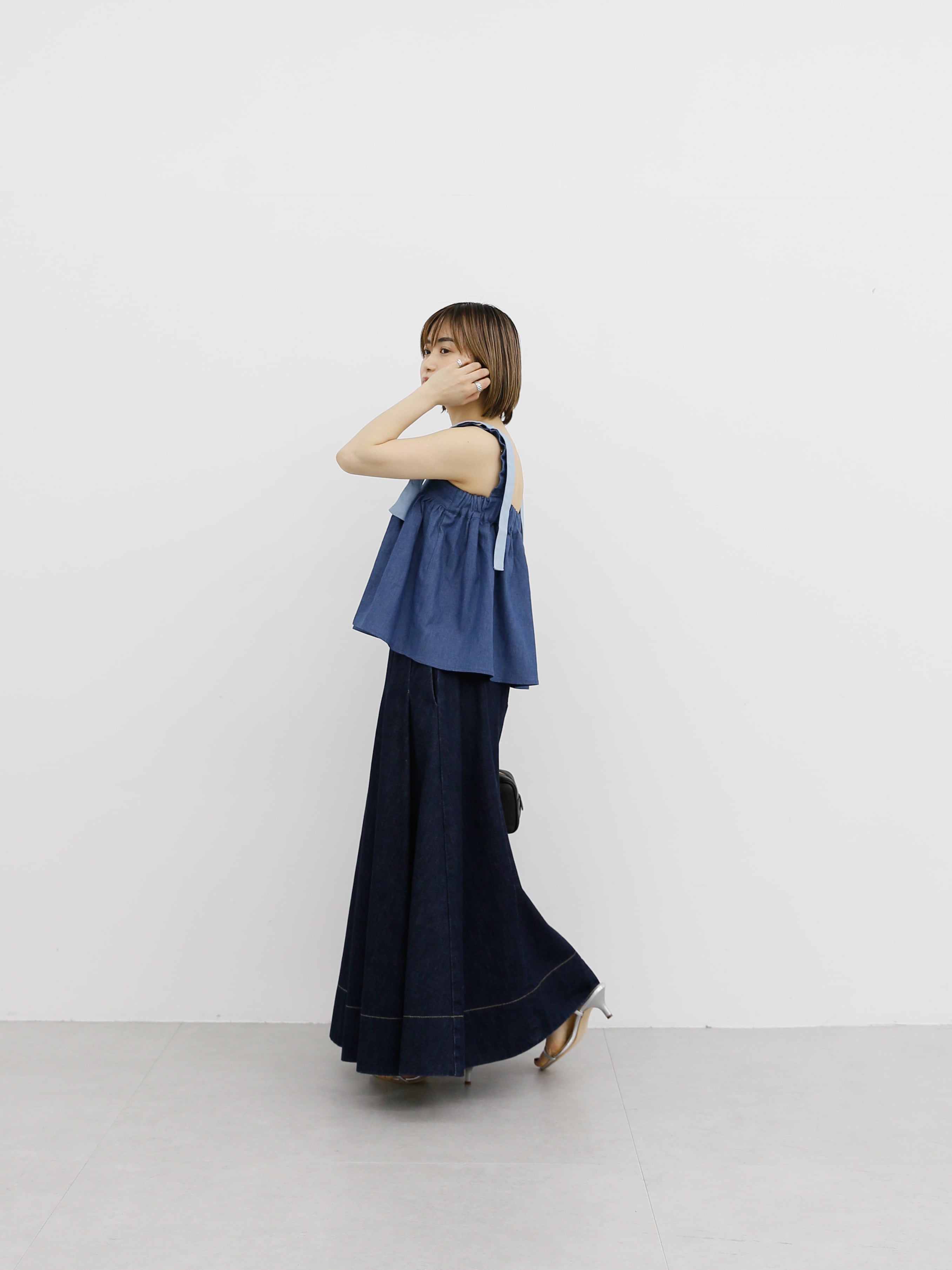 bicolor ruffle tops | Katrin TOKYO bicolor ruffle tops | Katrin TOKYO