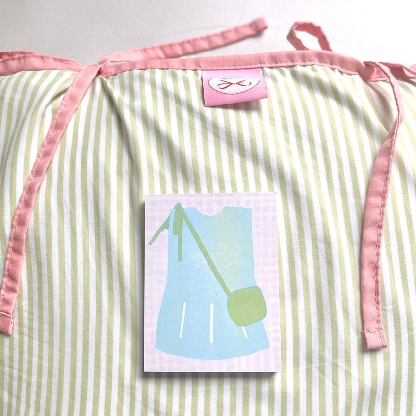 greenyeveryday】メモ帳 memopad sundress | 韓国文具・雑貨