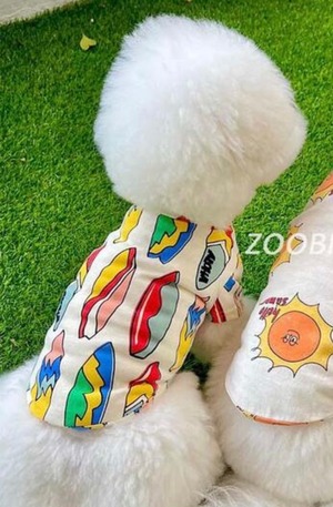 【ZOOBICO】カラフルサーフボードTシャツ