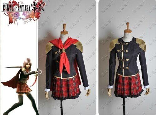 K2345 ファイナルファンタジー零式/FF零式 ☆レム/REM 風 コスプレ衣装