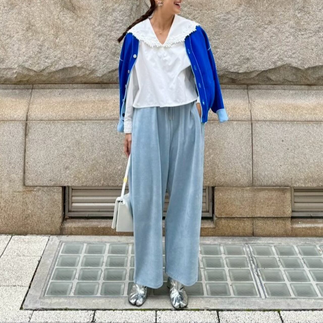 リンカブル linkable コーデュロイ 冬服 コーデュロイリラックスパンツ コーデュロイリラックスパンツ(ブルー) | LINKABLE