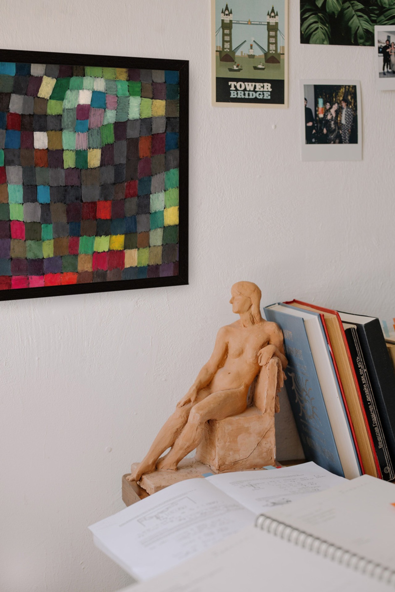 [額縁付き] May Picture パウル・クレー アートポスター 323×323mm 額装 天然木 ポスターフレーム 木製 北欧 絵画 名画 日本製 お洒落 APFS024 - 3