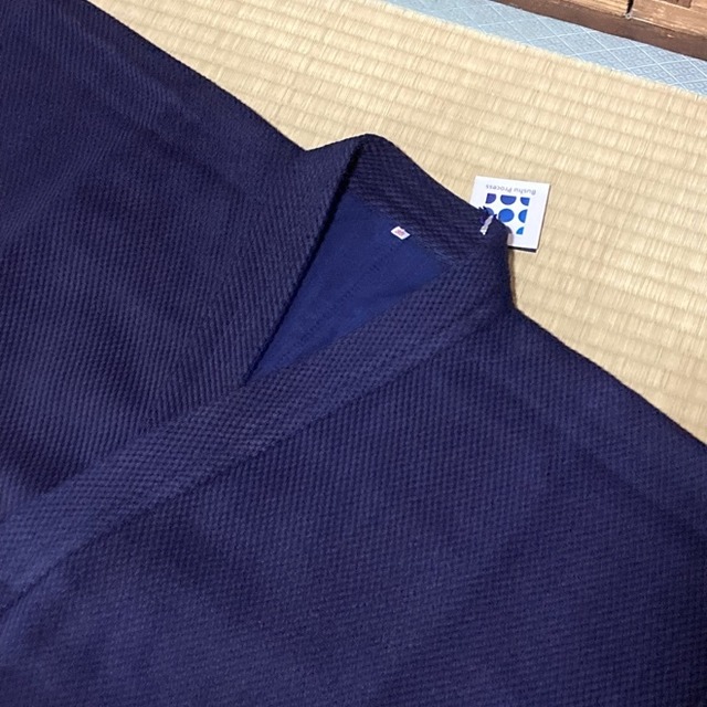 武州一最高級剣道衣　3.5号〜4号　#200 本藍先染め手刺風剣道着 技術の粋極まれり、「武州刺」
