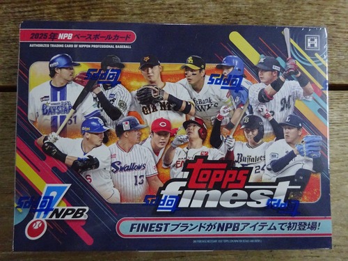 2025 TOPPS NPB FINEST 未開封 1 BOX