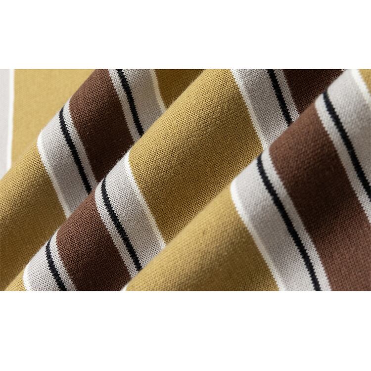 ★ROUND NECK STRIPE T-SHIRT　　　A0655