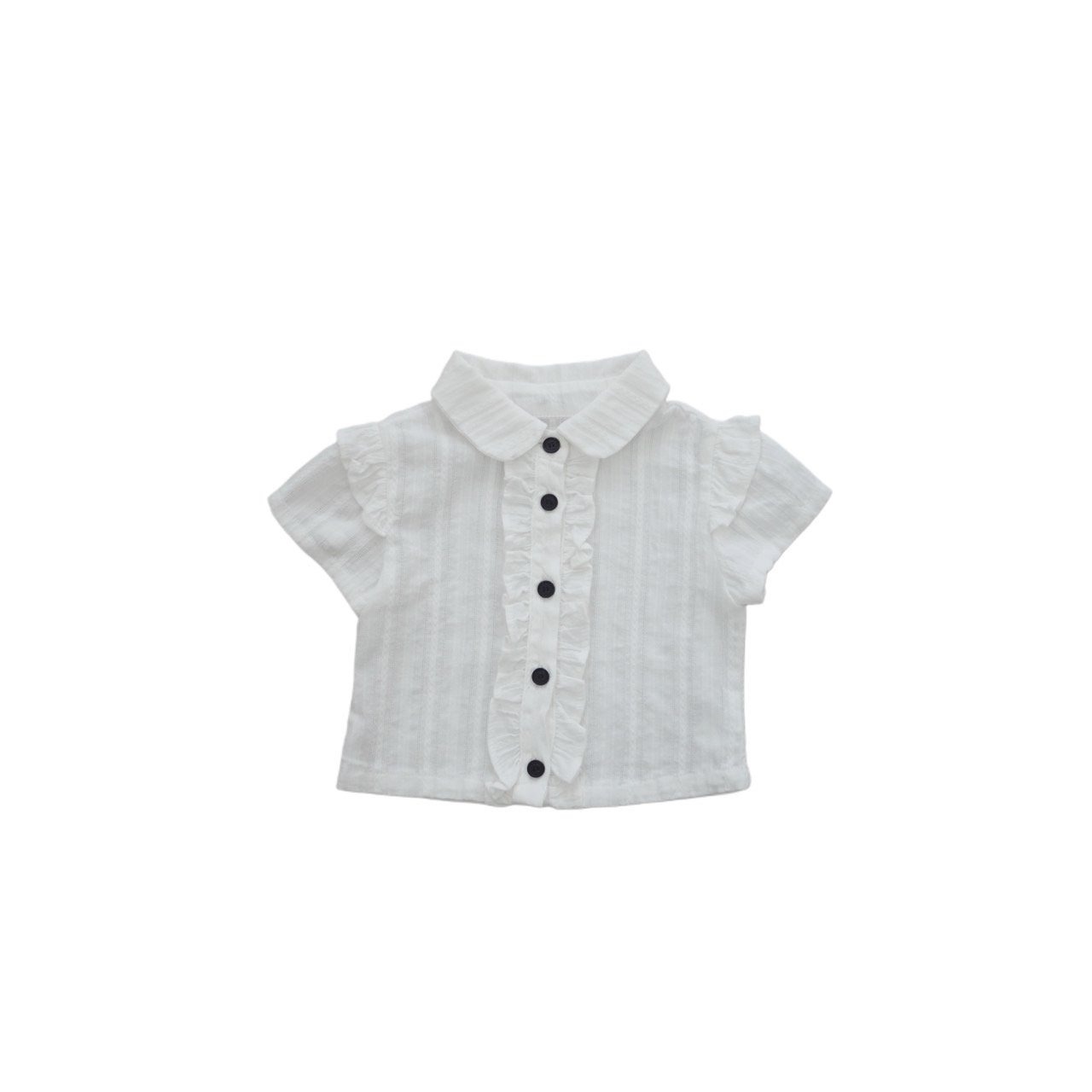 [Z’AN CLOVER] Romantic Frill Blouse / [지안클로버] 로맨틱프릴블라우스