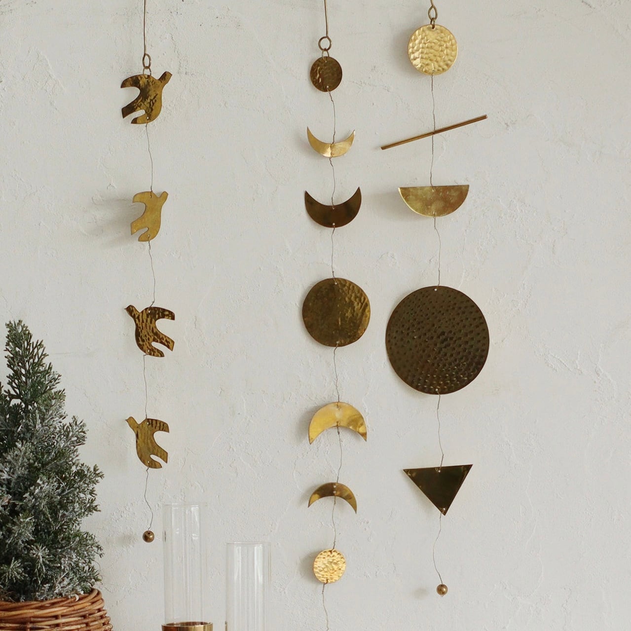 in bloom ブラスハンギングガーランド ムーン | Zakka so-la