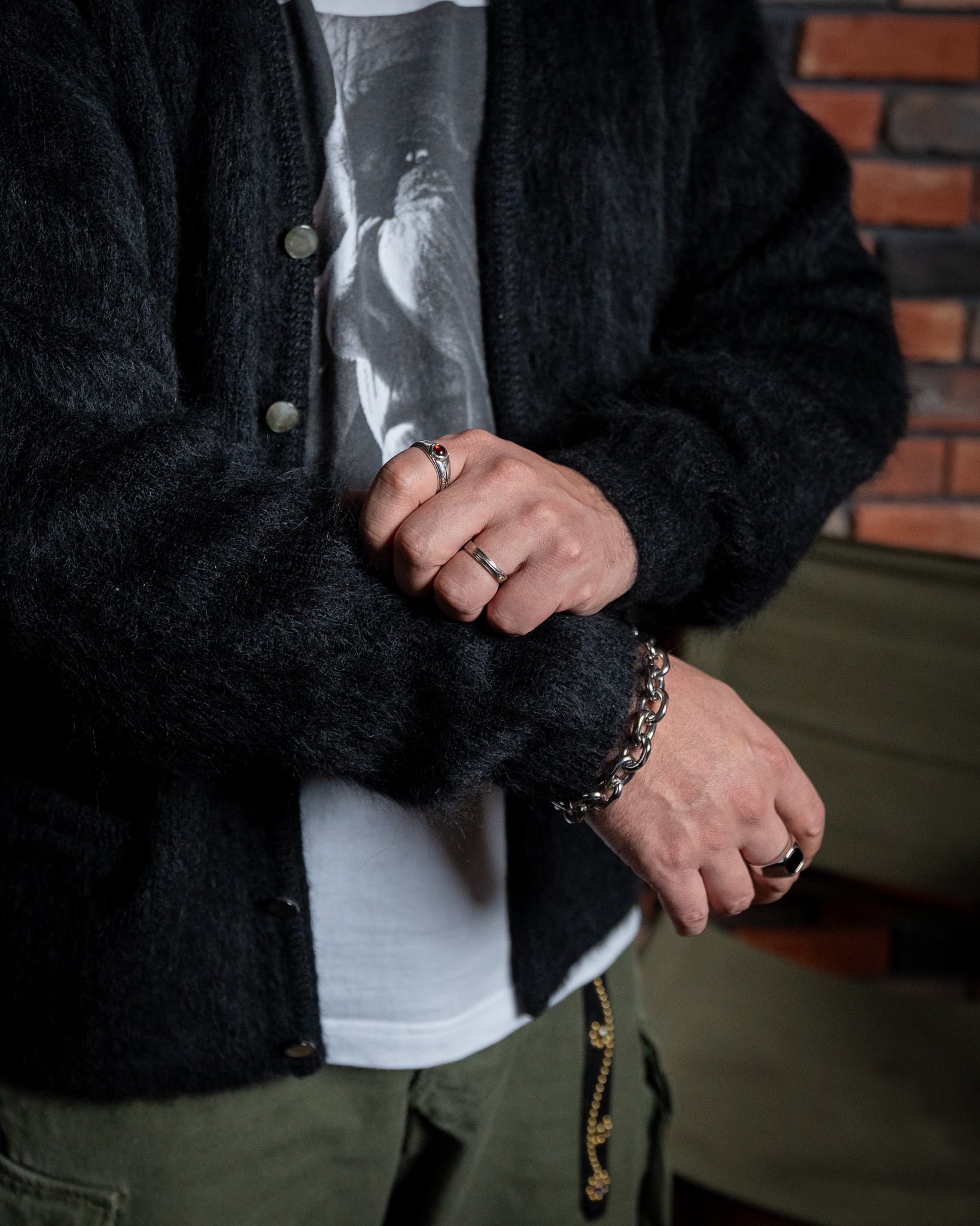 Authentic Reproduction Products®】Shaggy Man™ Mohair Cardigan W