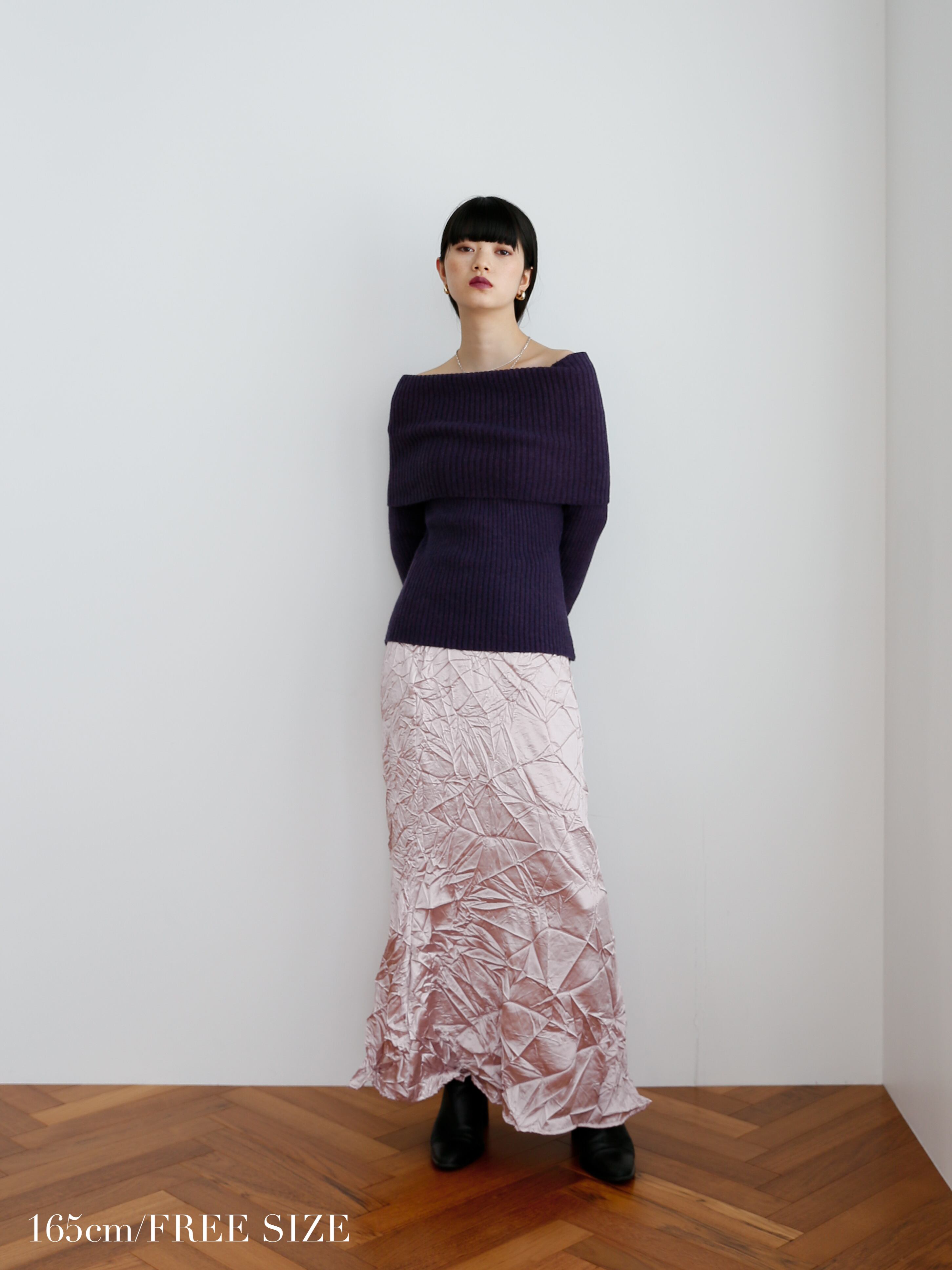crush satin mermaid skirt（pink） | Cara by Katrin TOKYO