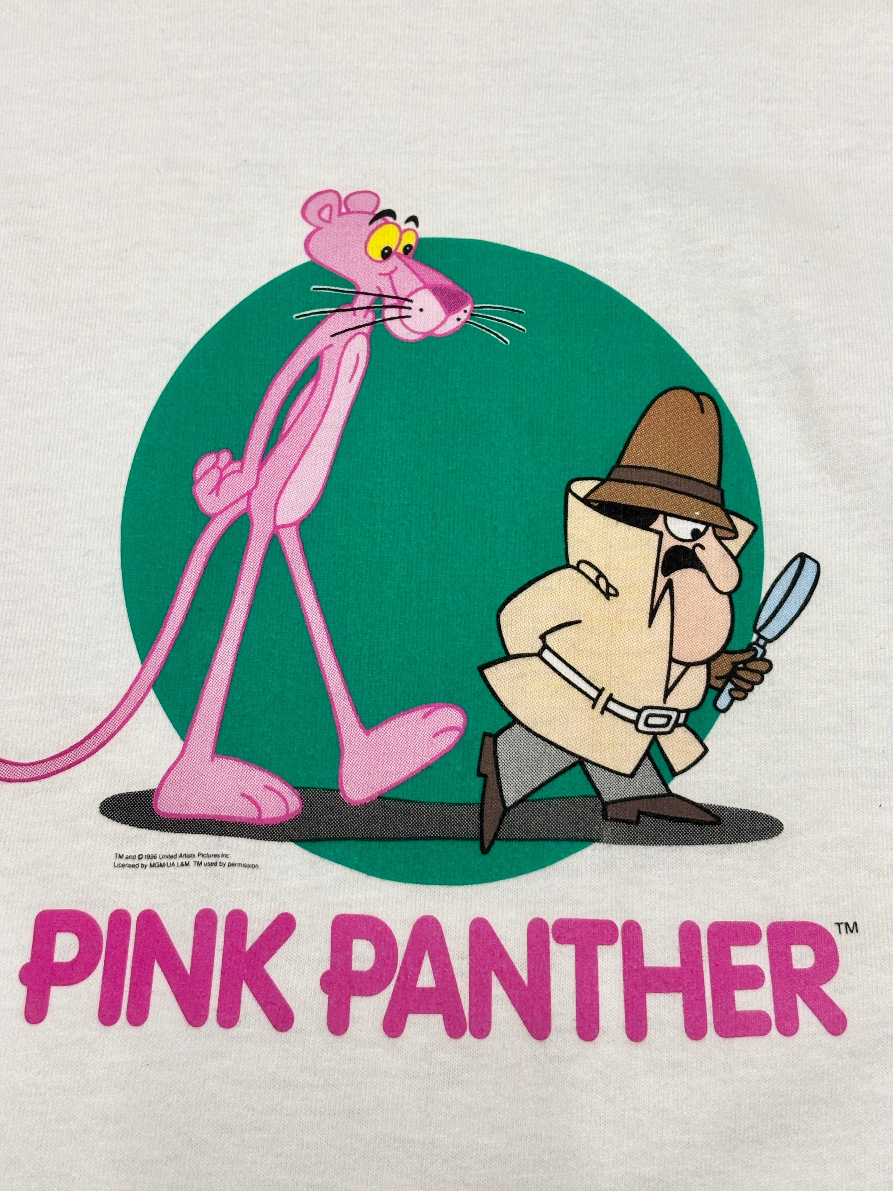 90s PINK PANTHER Tee/USA製/L/ピンクパンサ－Tシャツ/クルーゾー警部