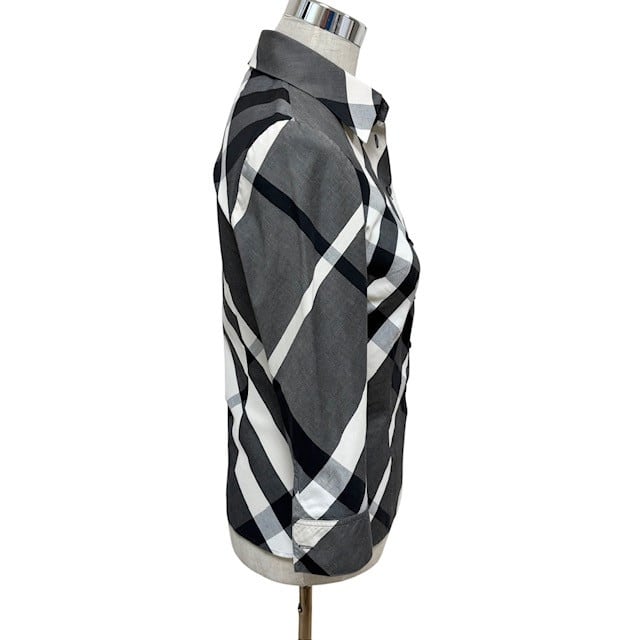 古着 バーバリーロンドン BURBERRY LONDON 七分袖 メガチェック柄