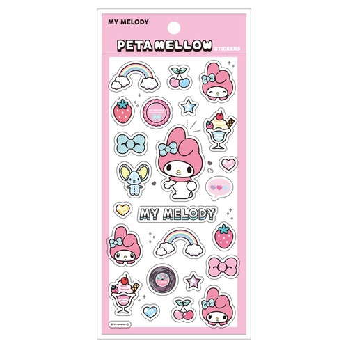 【ロット販売】【10入】サンリオペタメロウステッカーズペタペタステッカーズ/マイメロ(6018957)