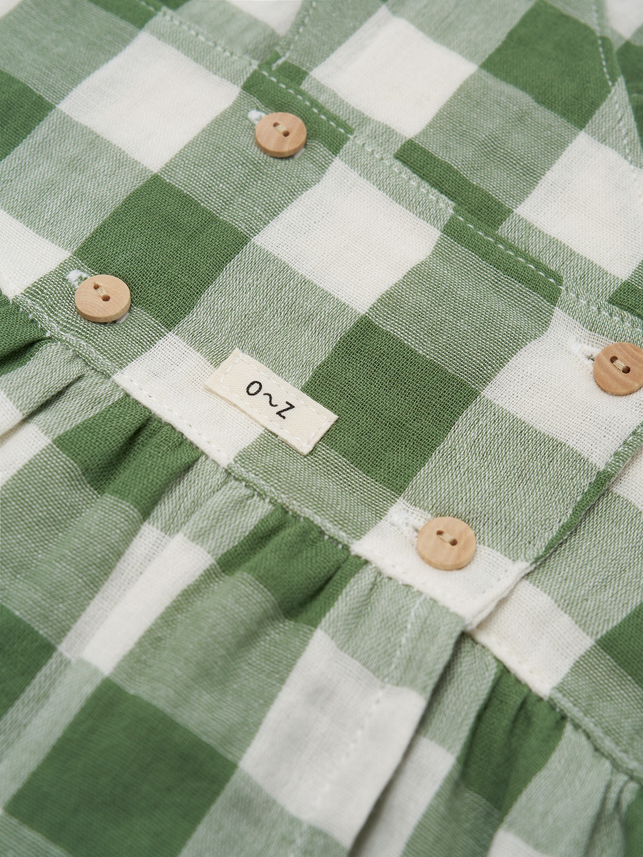 【即納】ORGANIC ZOO / Dill Gingham Sleeveless Dress