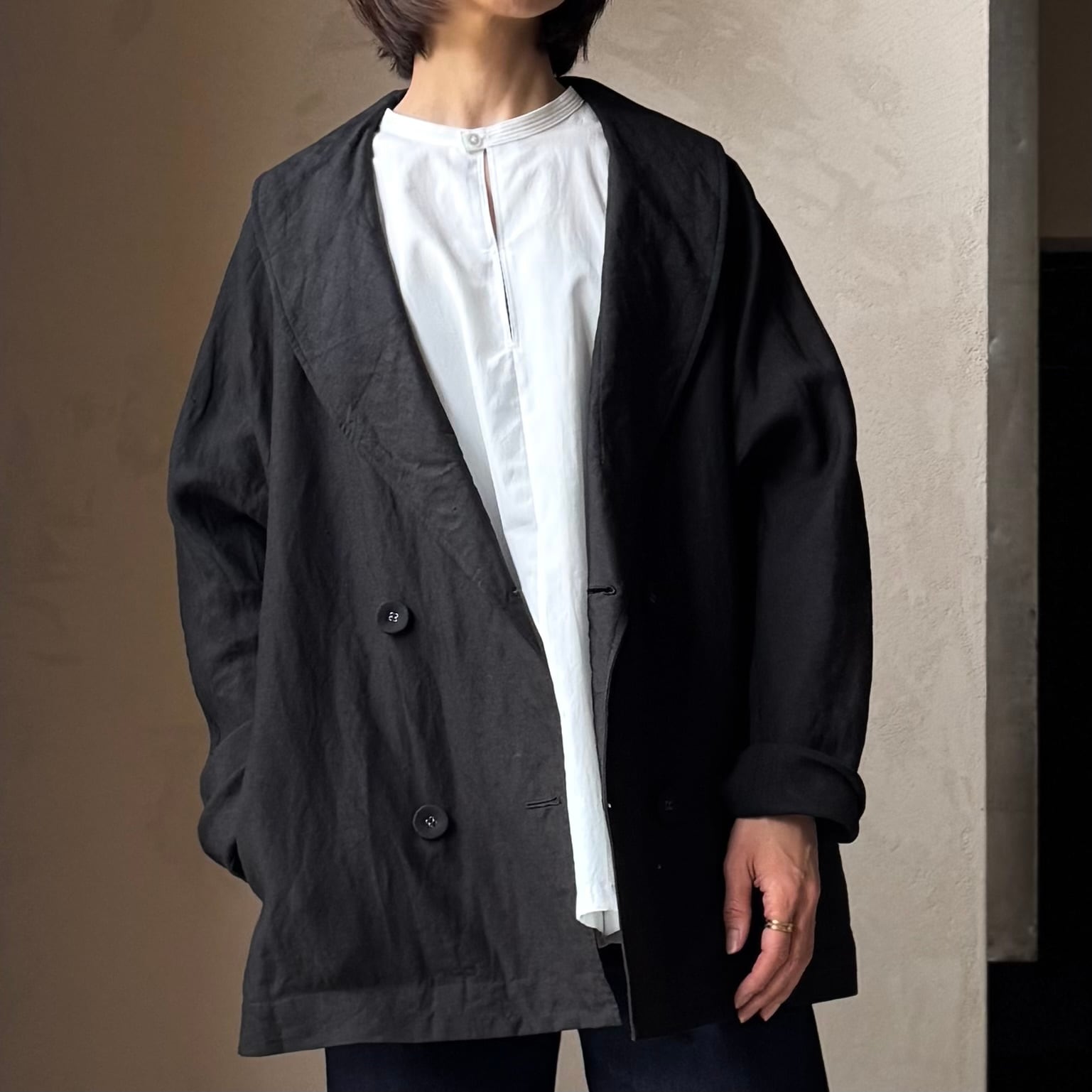 SP |SHAWL COLLAR JACKET