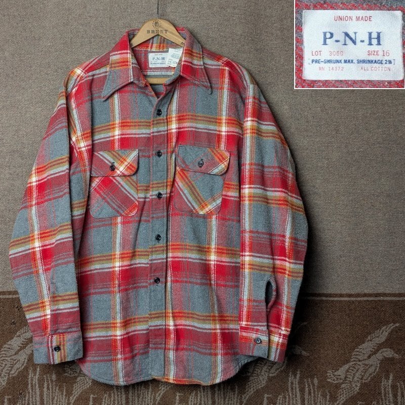 90s WOOLRICH Shadow Bark Camo Chamois Flannel Shirt (M) | Wonder