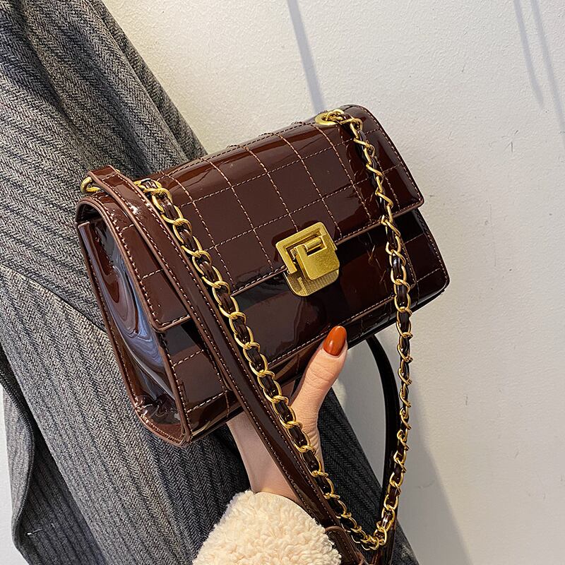 レディースオータムウィンターチェーン 秋物 冬物 スクウェア メッセンジャーバッグ Tiancai_Wing_Bag30685000740