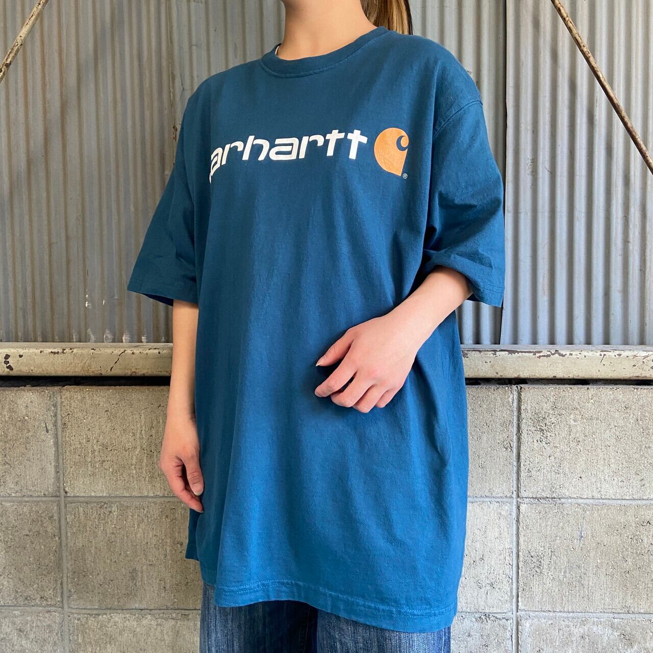 Carhartt カーハート フロントロゴ プリントTシャツ メンズL