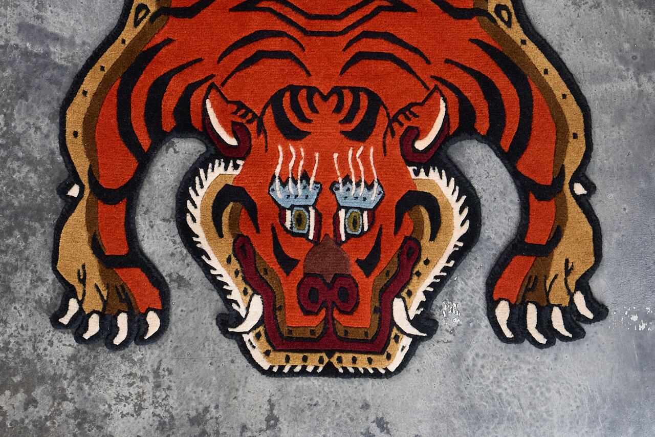 Tibetan Tiger Rug 《Sサイズ•プレミアムウール658》チベタンタイガー