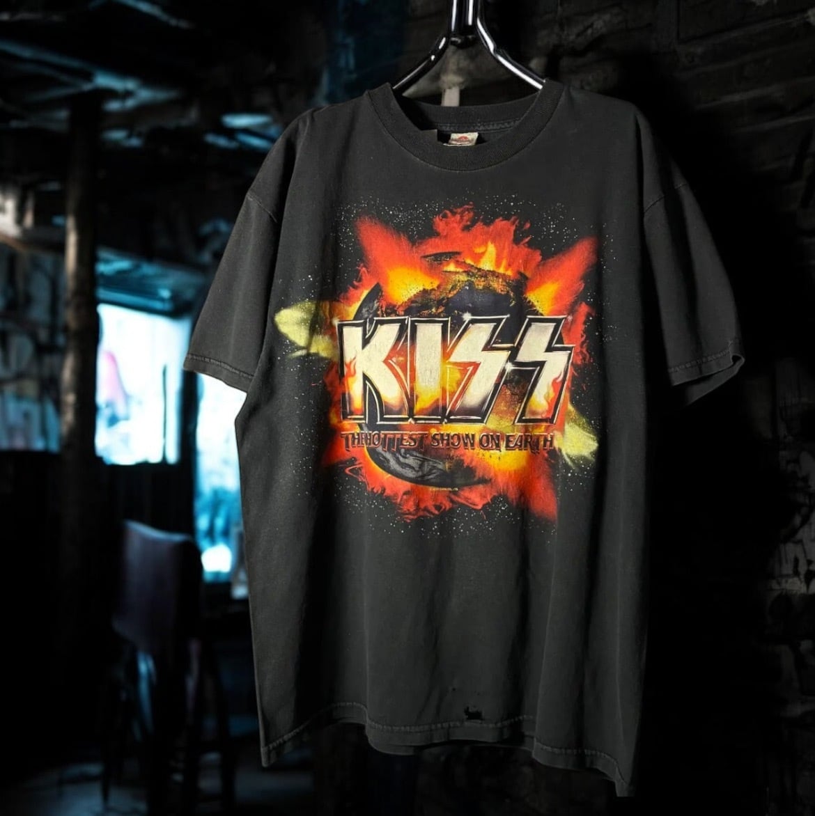 ALSTYLE KISS 2010ツアーTシャツ キッス バックプリント 黒 L | 古着屋