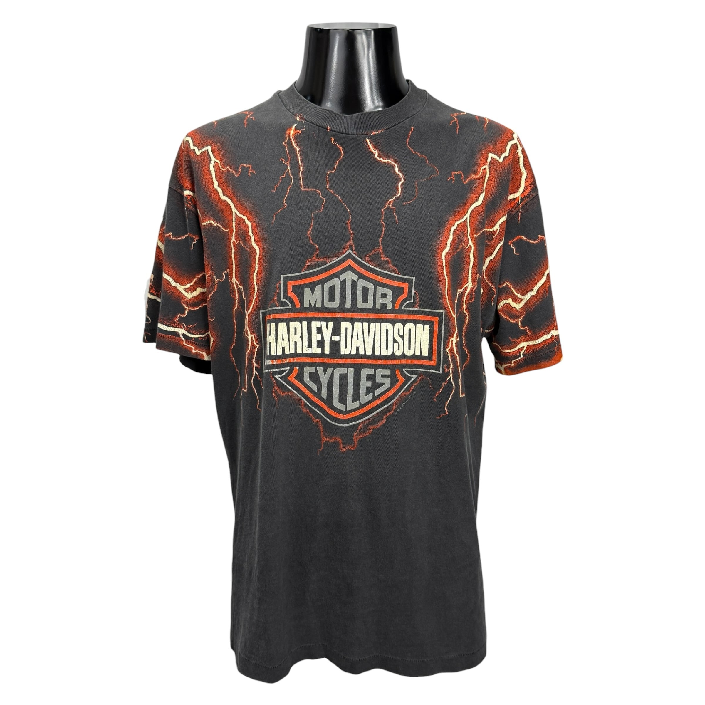Harley-Davidson】ハーレーダビッドソン フレイムロゴ Tシャツ XL