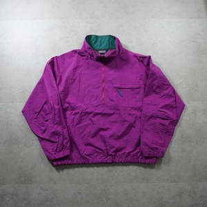 90s LANDS'END Packable Nylon Anorak Jacket XL 古着