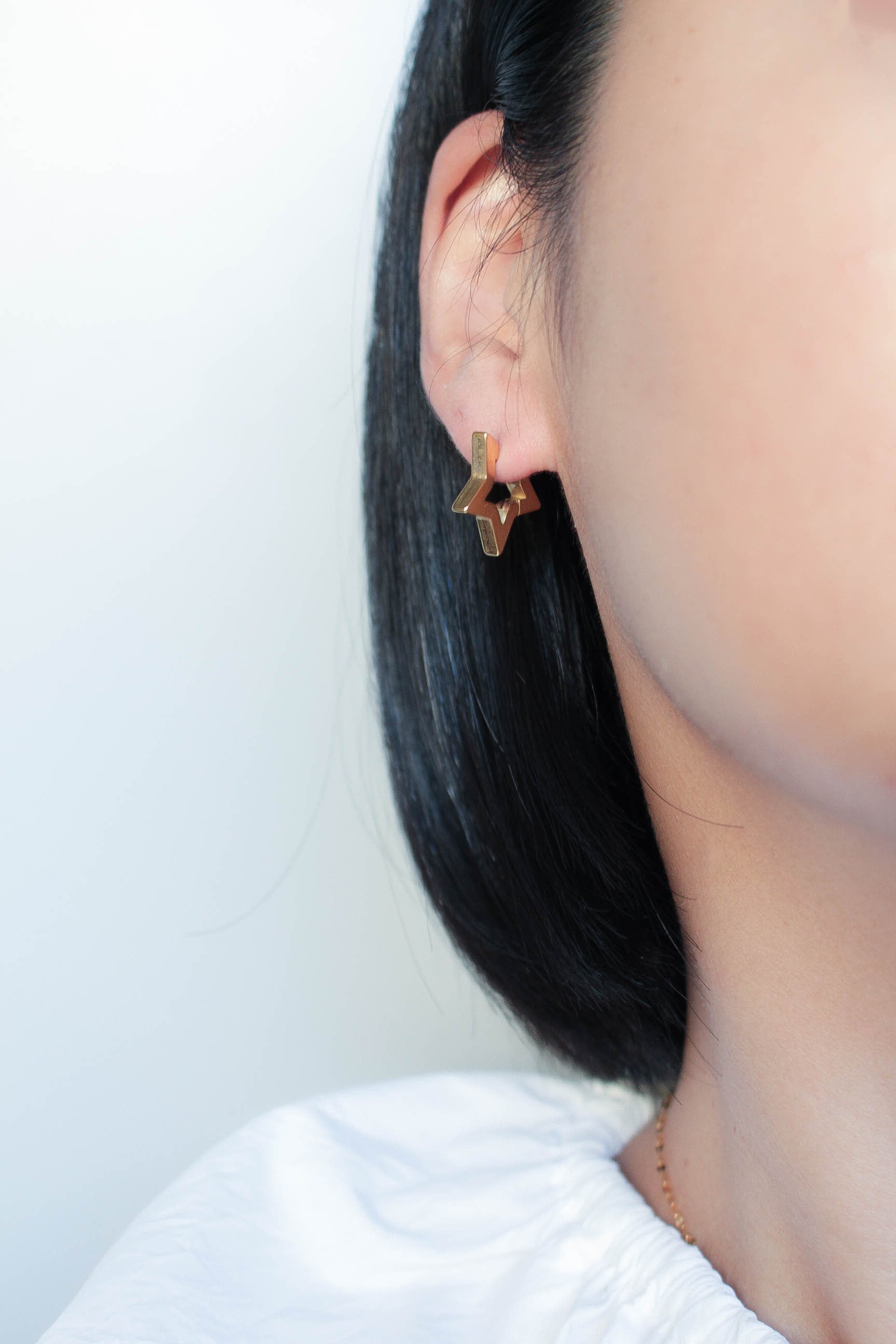Etoile Hoop Pierce | ebine(エビネ)|金属アレルギー対応アクセサリー