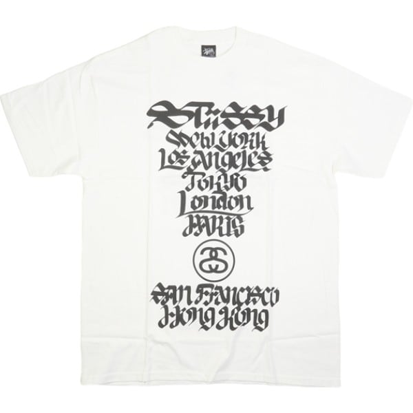 Size【L】 STUSSY ステューシー WORLD TOUR TEE ROSTARR Tシャツ 白