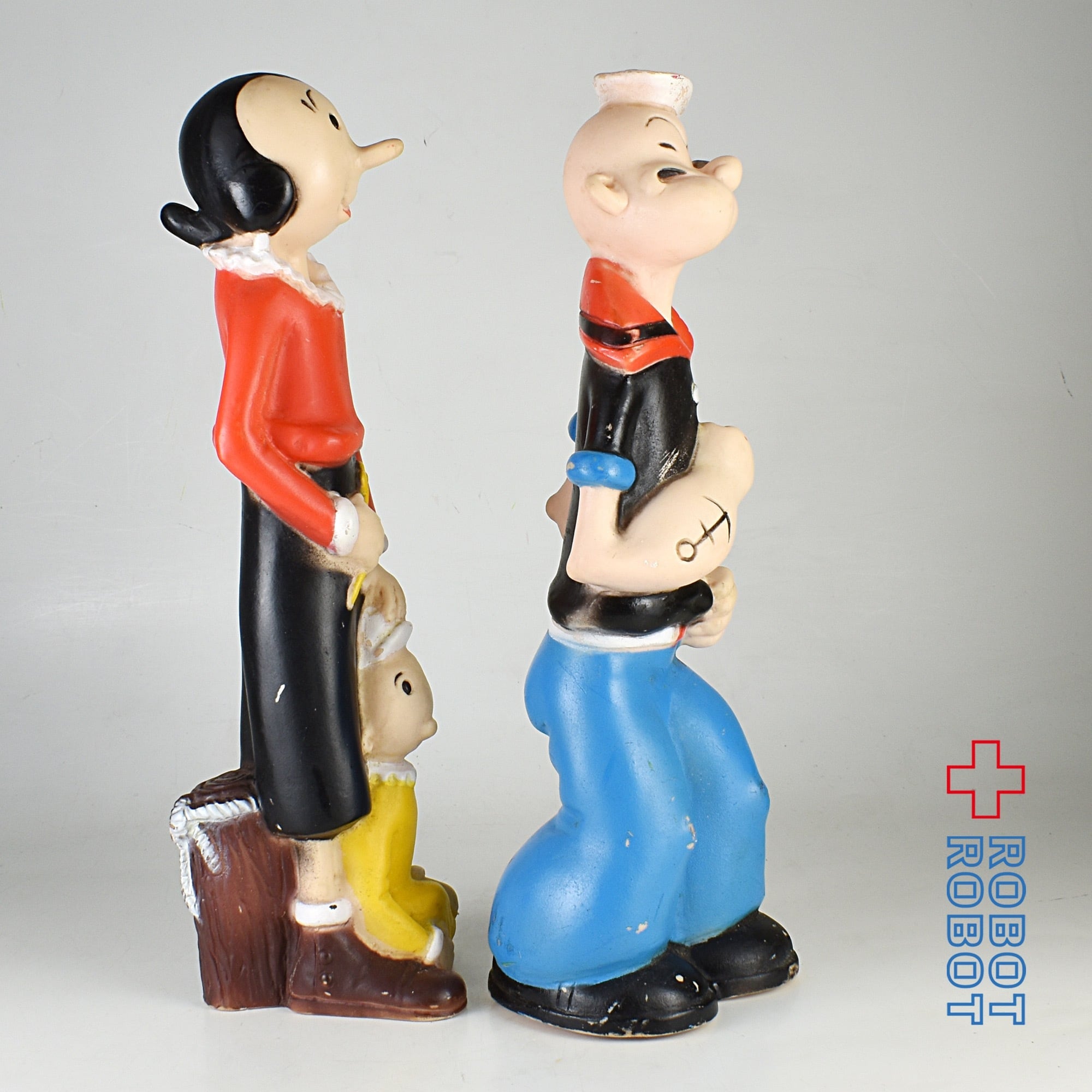 ポパイ＆オリーブ ラバーフィギュア 1979 | ROBOTROBOT