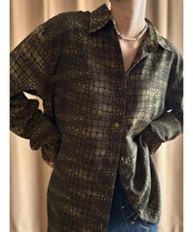 KALEIDOSCOPE animal pattern shirt-5040-10