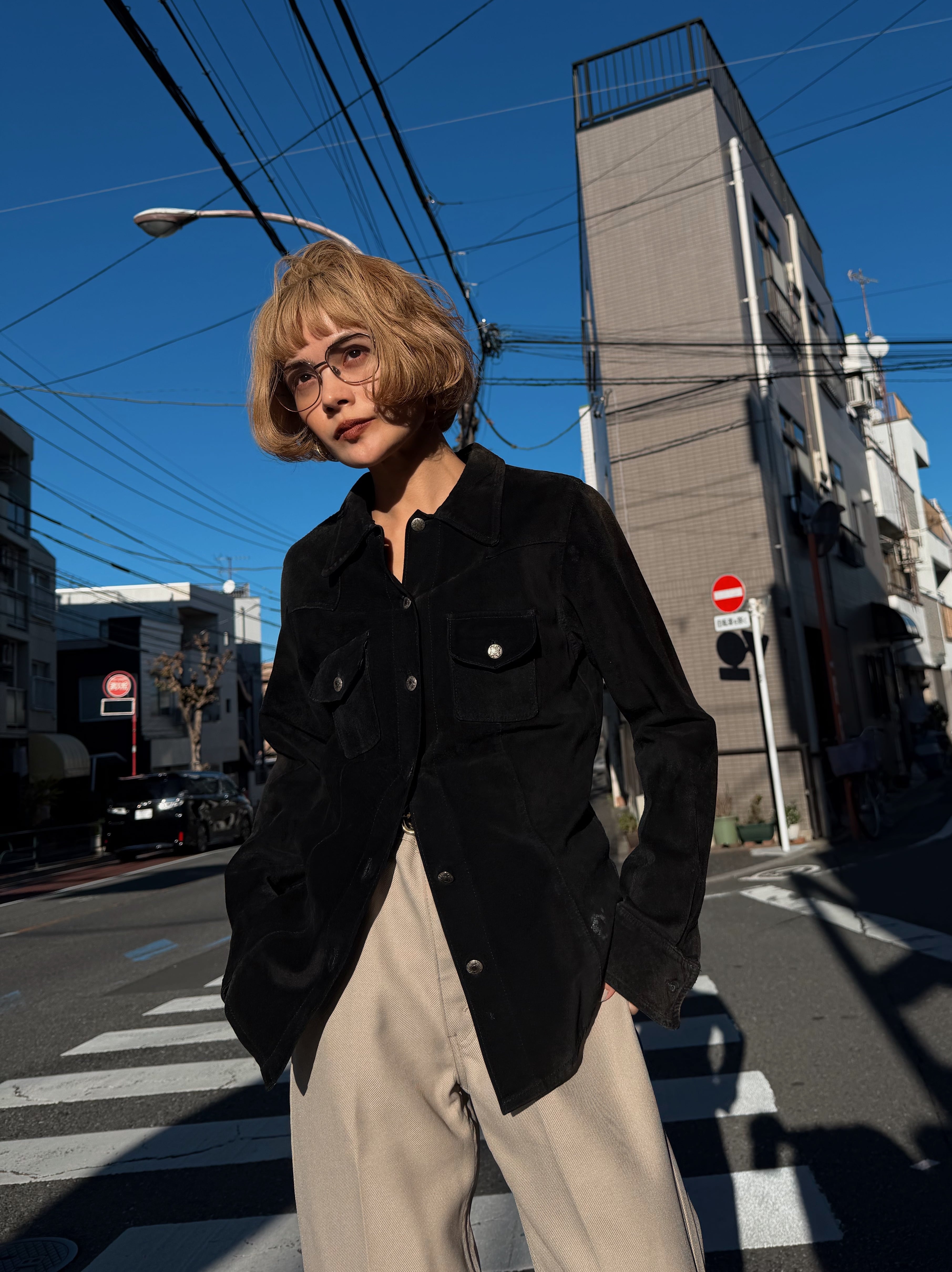 (SH954)sheep skin western shirts