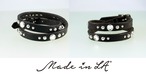 ハリウッド ホワイト 2：MADE in LA メイド イン エルエー レザー ブレスレット