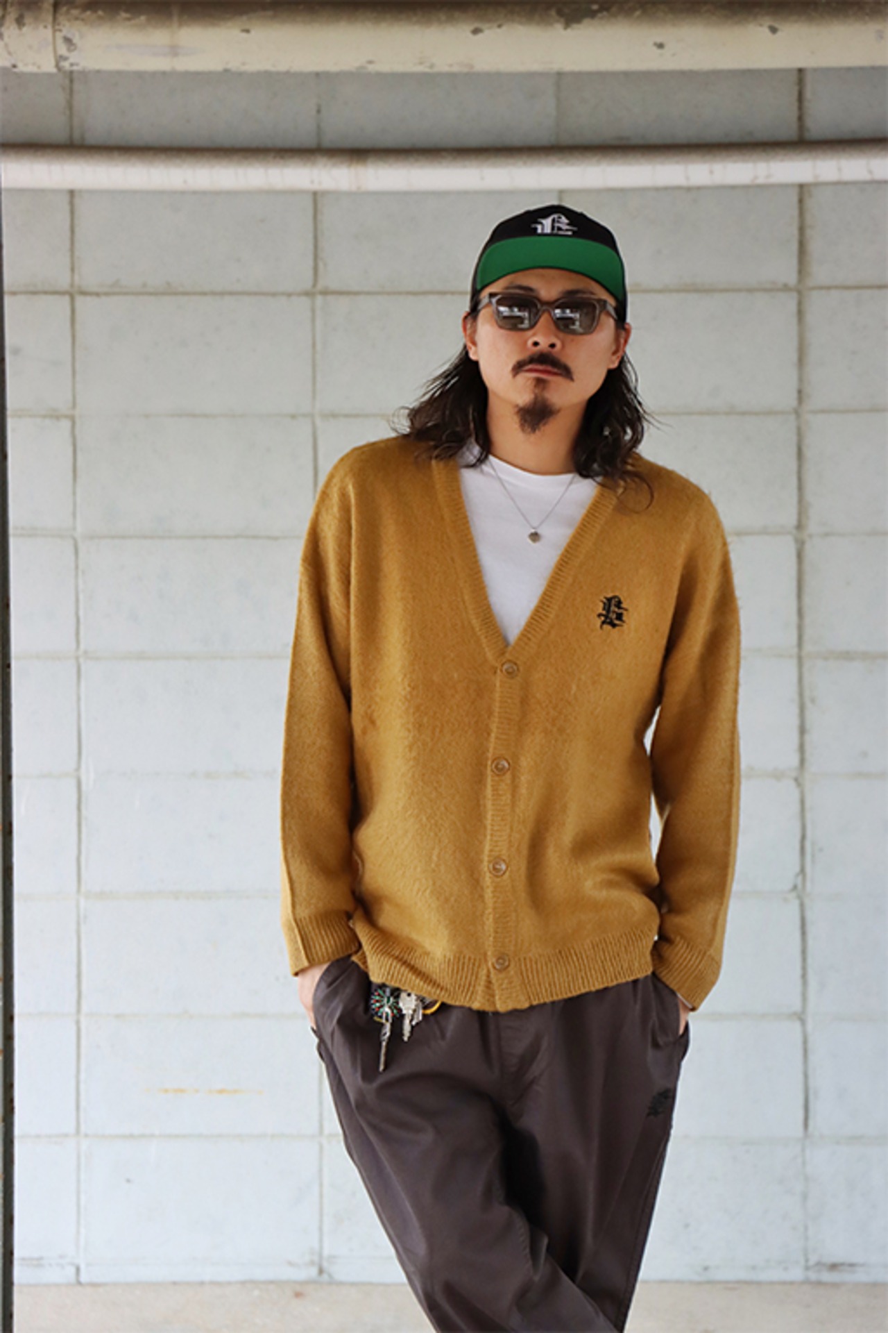 SLINK(スリンク) "SL Logo Cardigan"(MUS)
