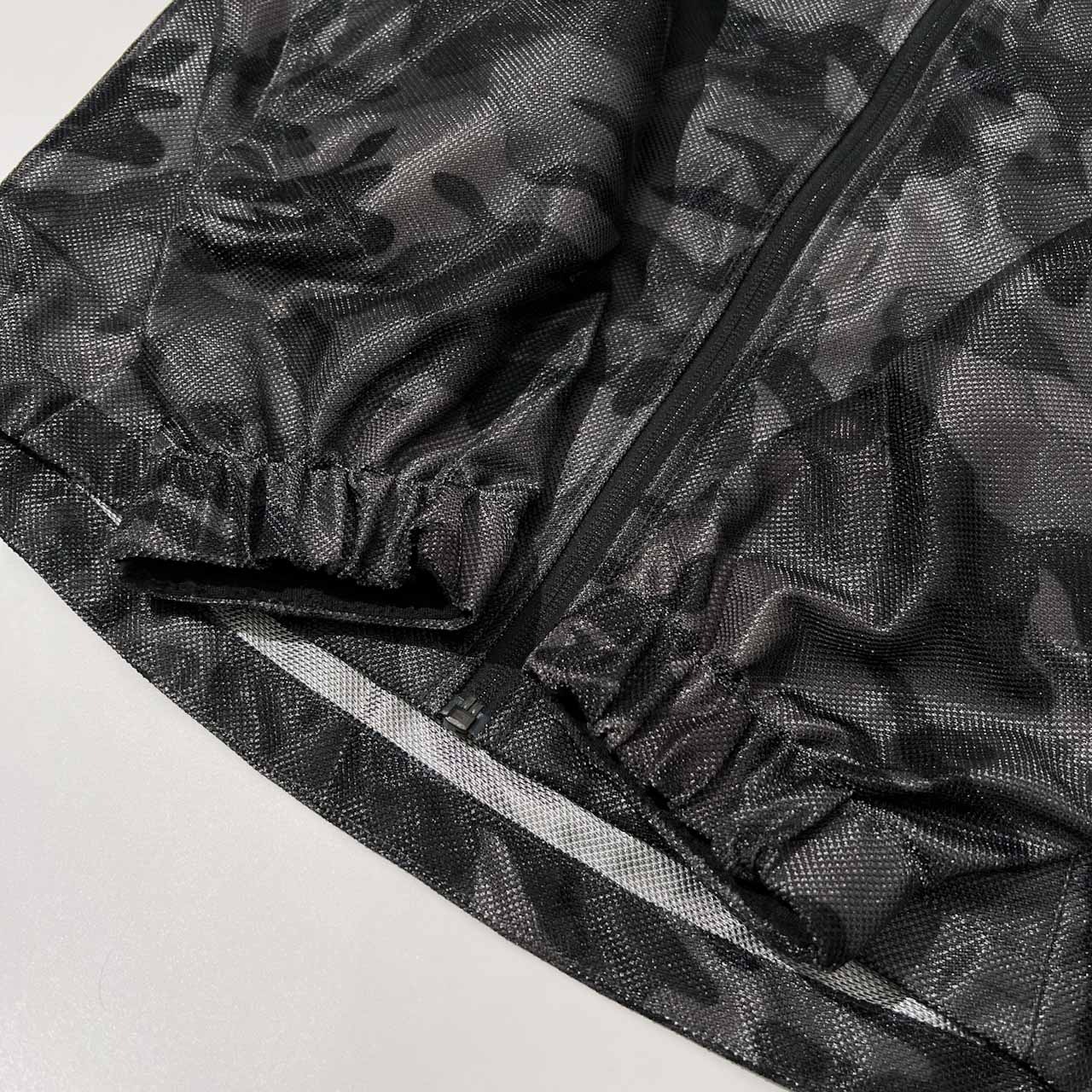 HONDA ホンダ 迷彩 カモフラ メッシュ ライディング ジャケット バイクウェア M /ライダース/バイク/バイカー/グリーングレー系