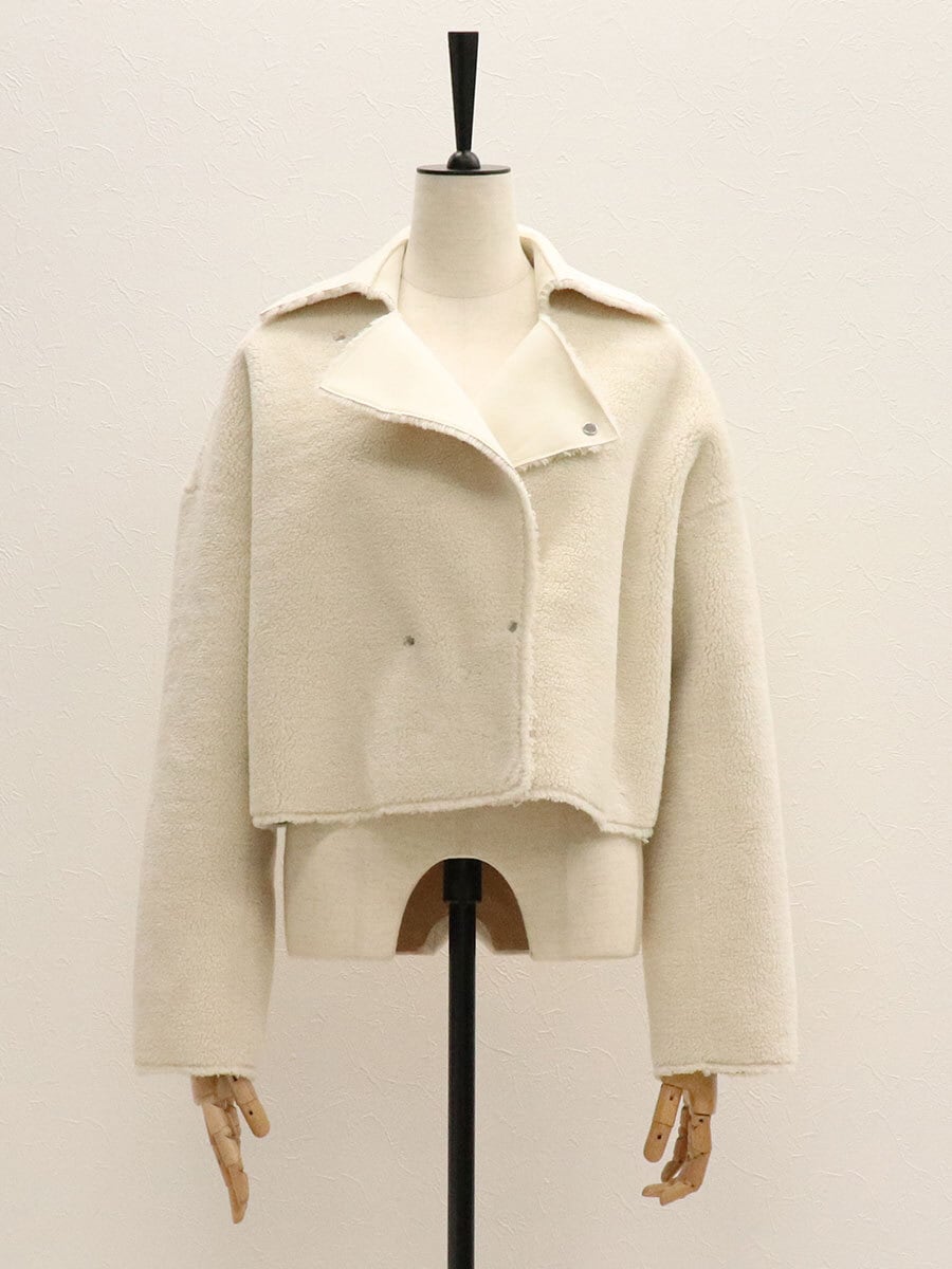 VERSEAU 】エコムートンリバーシブルショートジャケット | valance