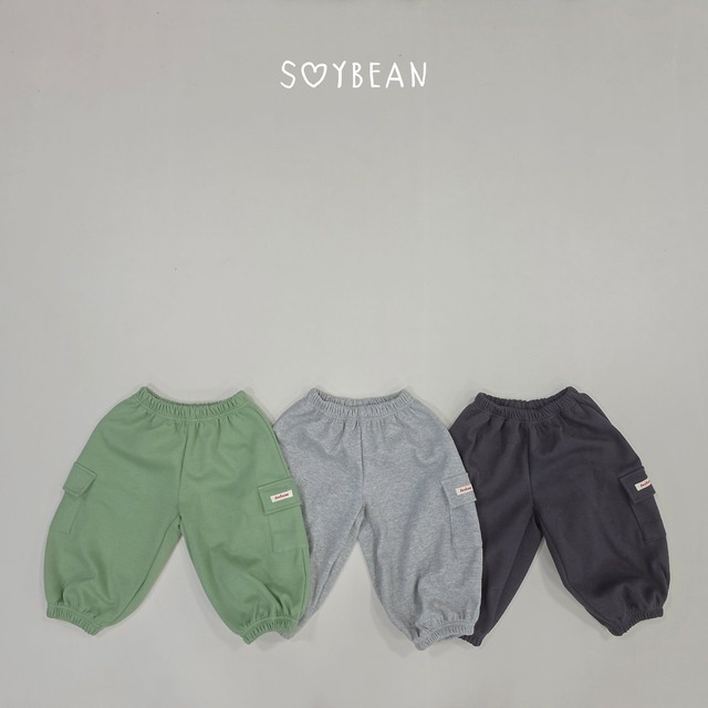 【取寄】soybean｜wide cargo jogger pants｜ワイドカーゴジョガー｜XS-JM｜kids&jr｜26 autumn