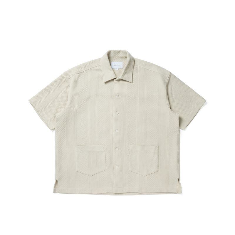 テクスチャーポケットシャツ A1108