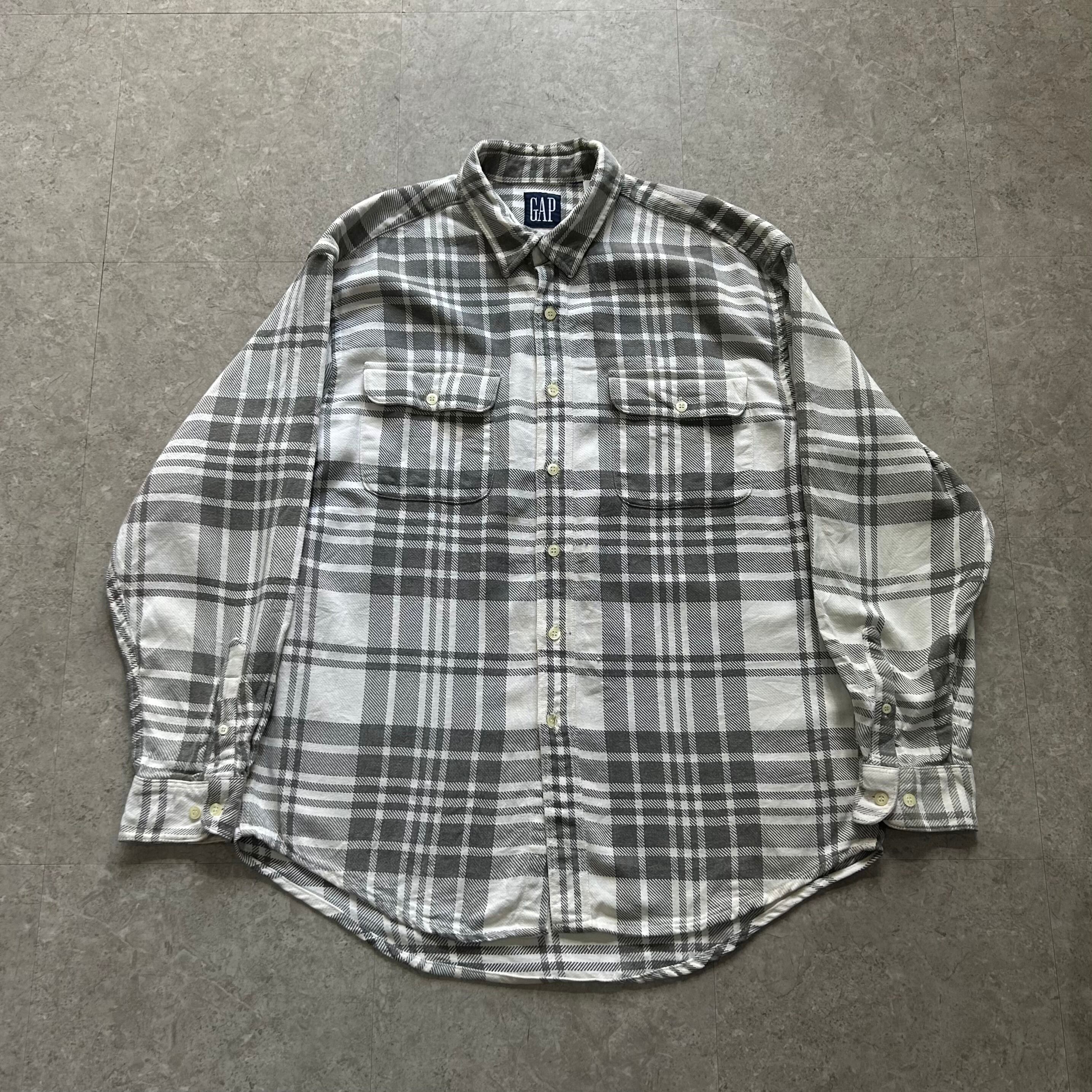 90s GAP heavy flannel shirt【仙台店】