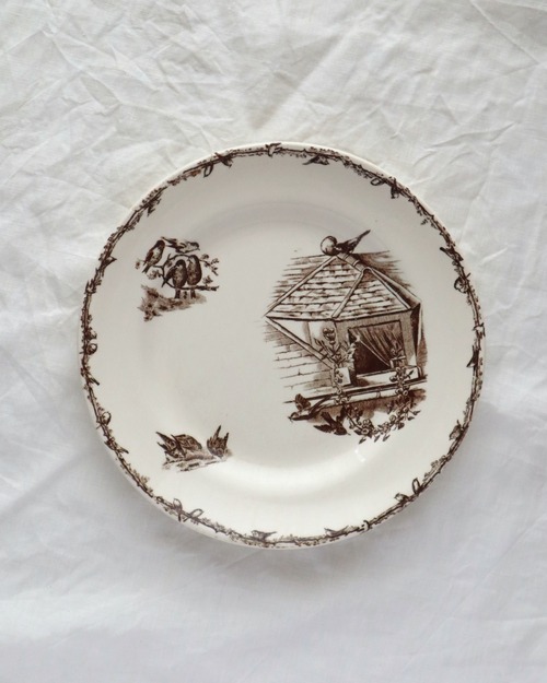 HB & Cie Choisy le Roi ショワジールロワ 小鳥のディナープレート/A