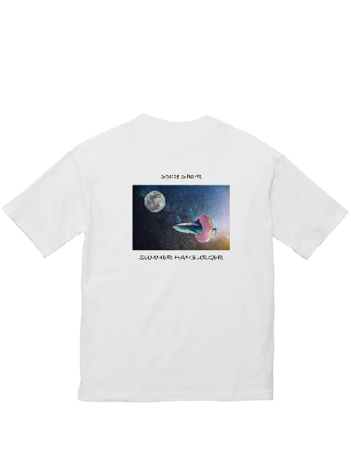 Space Shark T-SHIRT - WHITE