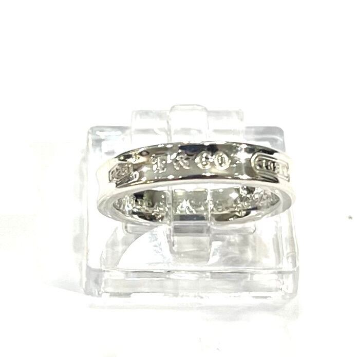 TIFFANY&CO】 【8.5号 】2835 細T&CO ナローシルバー925ヴィンテージ