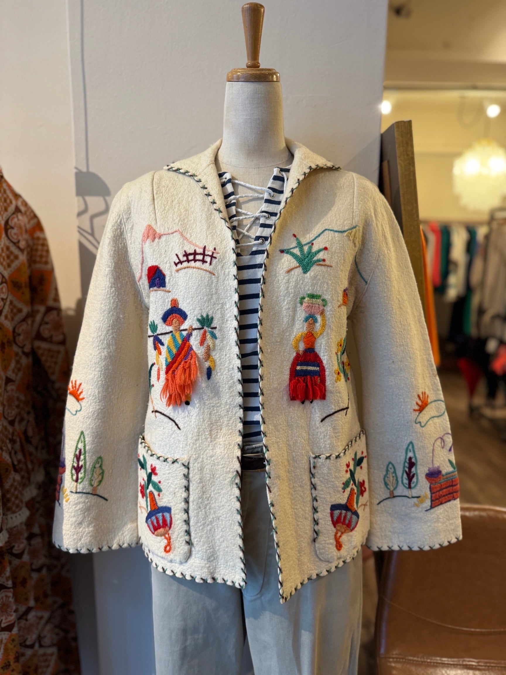 60's メキシカン刺繍ジャケット