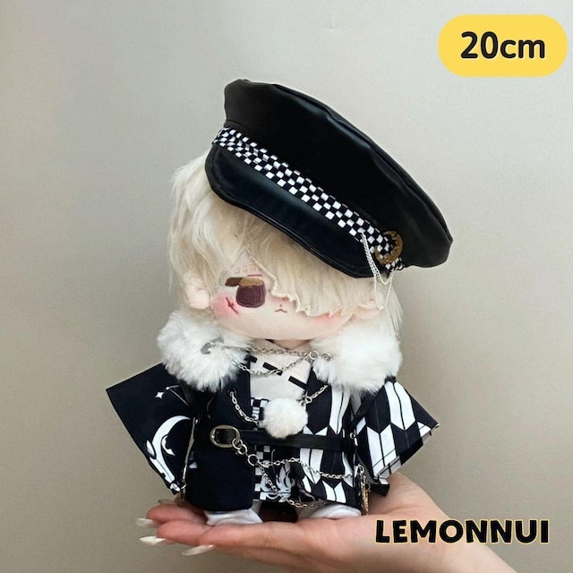 20cm ぬいぐるみ服 着せ替え 推し活 帽子付き 和服 ぬい活 推しぬい 綿人形 棉花娃娃 ちびぬい服 ちびぐるみ 推し活 ぬい活 コットンドール 綿人形 cotton doll