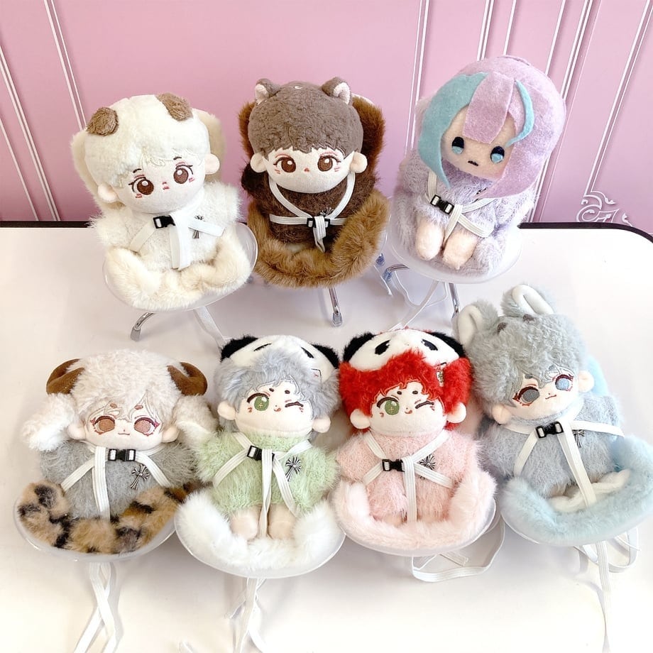 10~15cmぬいぐるみ用ふわふわカーシート TGMC-1255 | 推し活グッズの