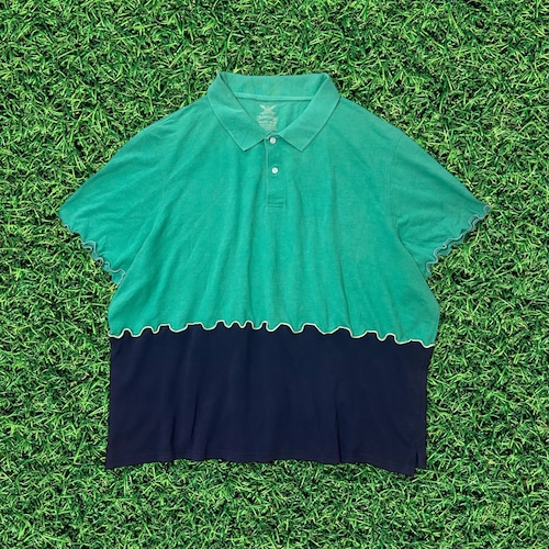 BIGポロ 再構築イエローmellowフリル ドッキングチュニック