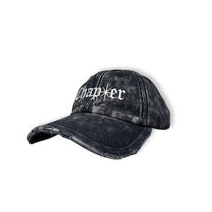 CHAPTER / logo cap vintage black