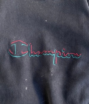 Vintage 80-90s Champion reverse weave sweatshirt -Black logo-