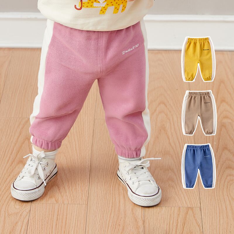 赤ちゃんのスウェットパンツの春と秋の子供の縦縞の新しい赤ちゃんのパンツ男性のeign子供パンツ秋のカジュアルパンツ Duduベイビー77181648804