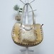 Embossing Tote Bag Beige