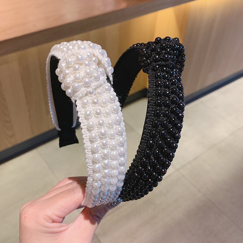パールヘアバンド ヘアピン ヘアアクセサリー 真珠 ブラック・アイド・ピーズ73075744736